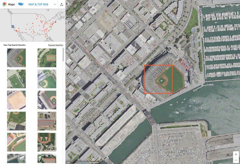 Search Earth with AI eyes via a cool new satellite image tool