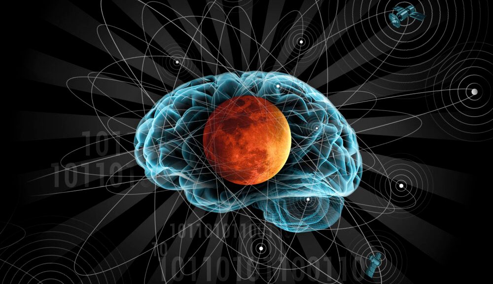 Causal AI - planet inside brain