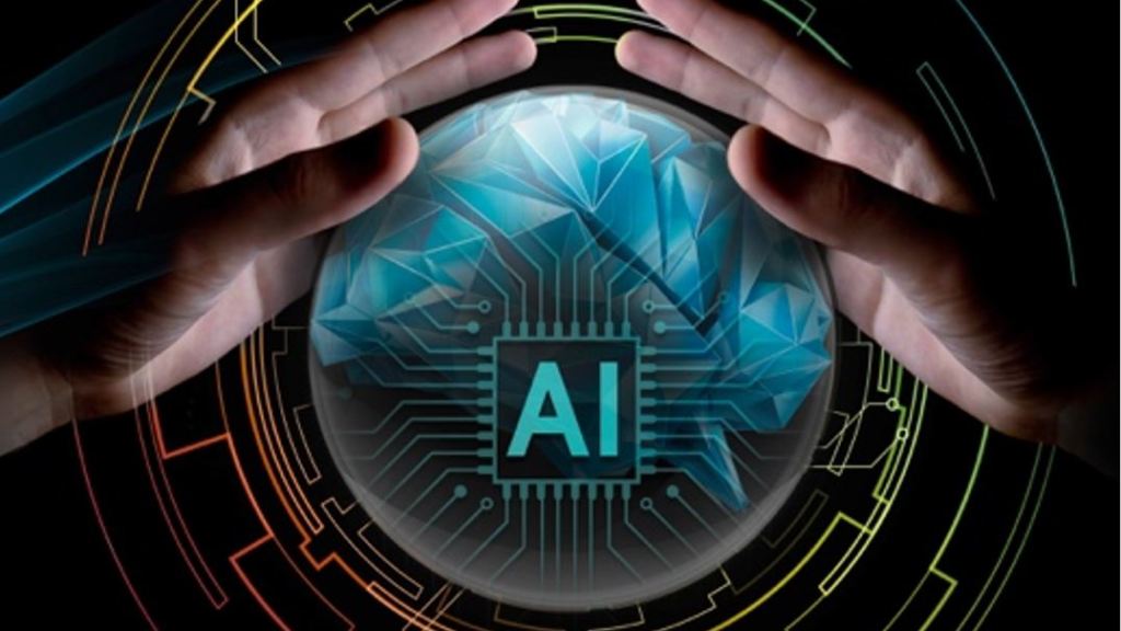hands hold AI life